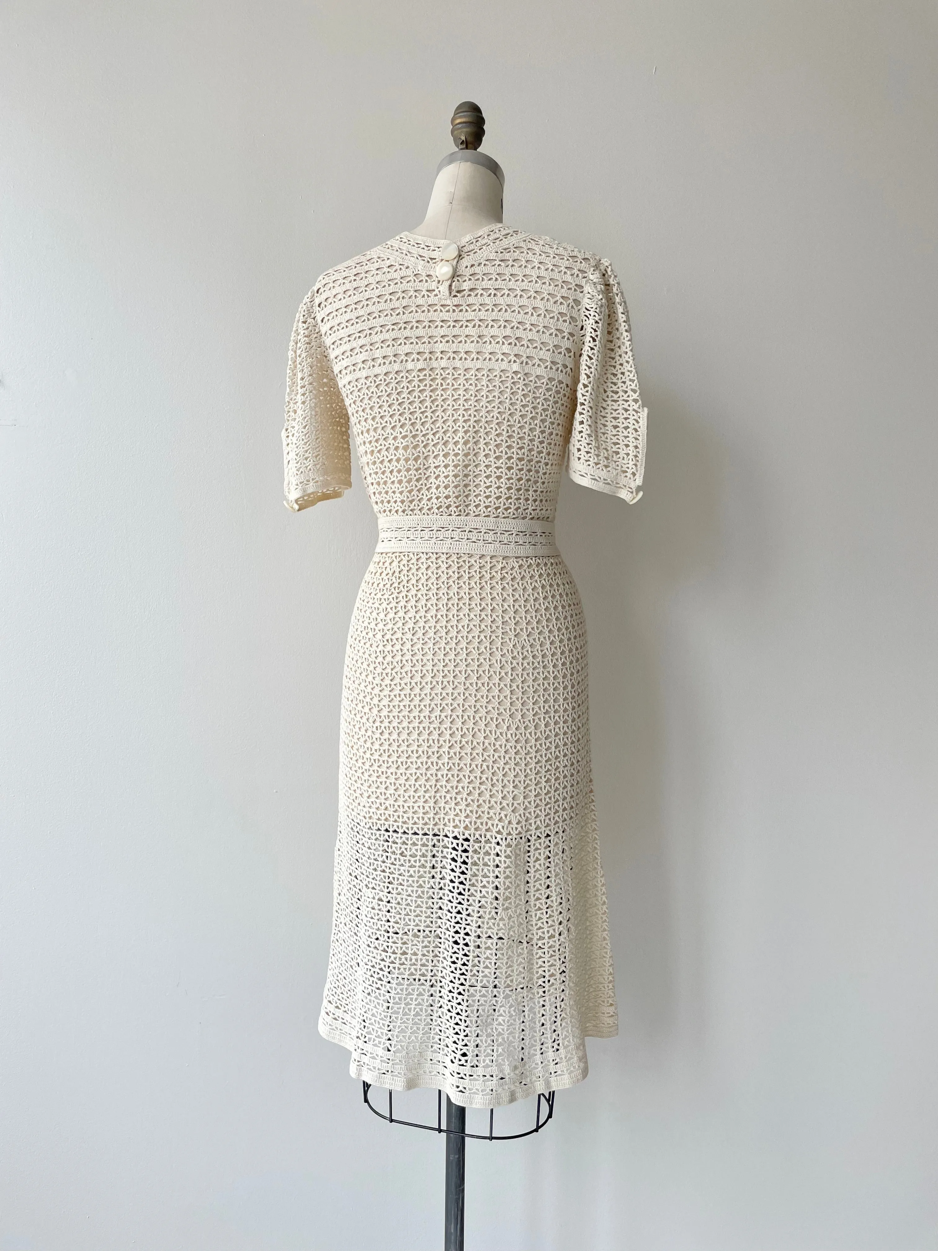 Margaux Crochet Dress | 1930s