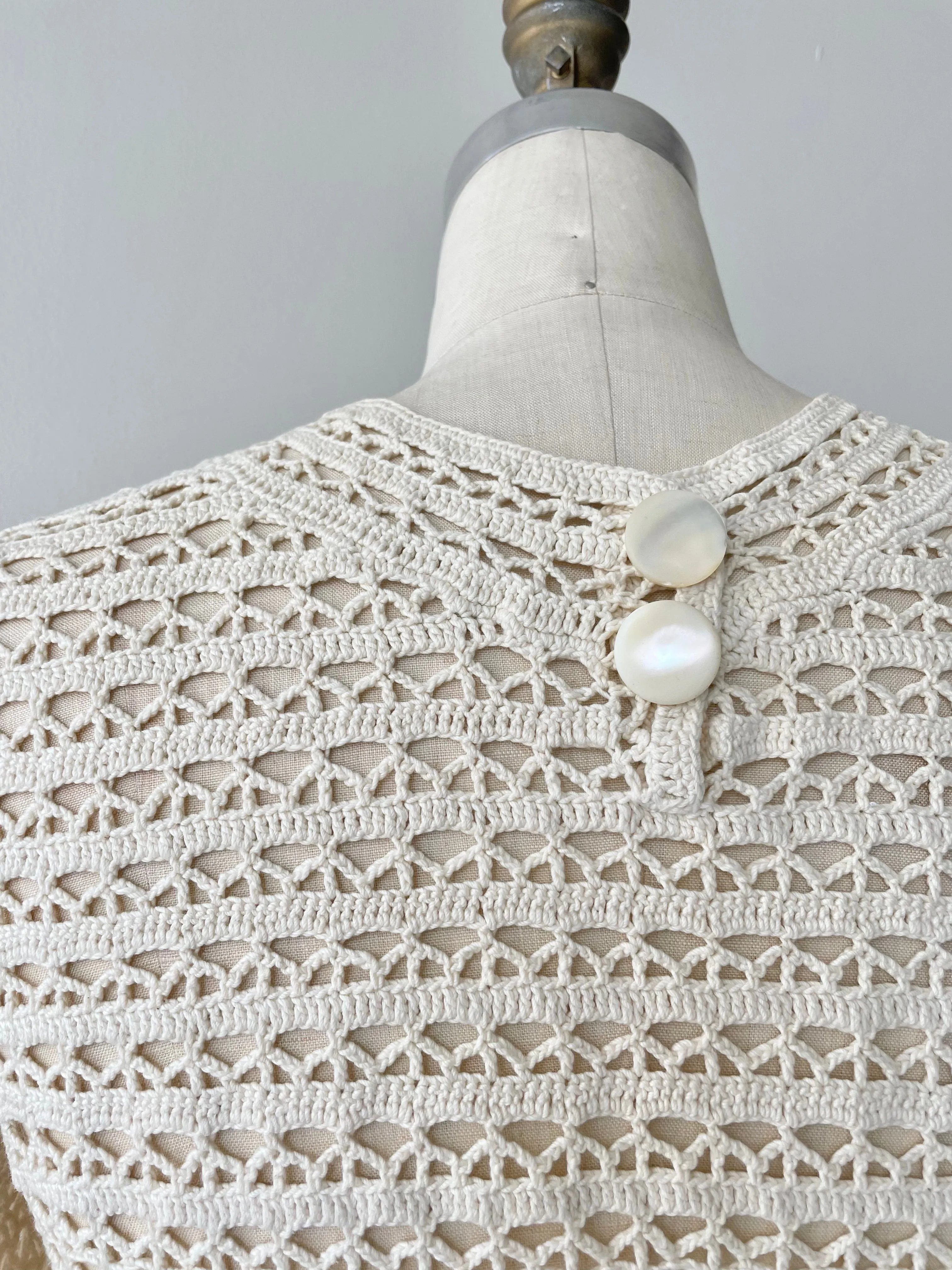 Margaux Crochet Dress | 1930s