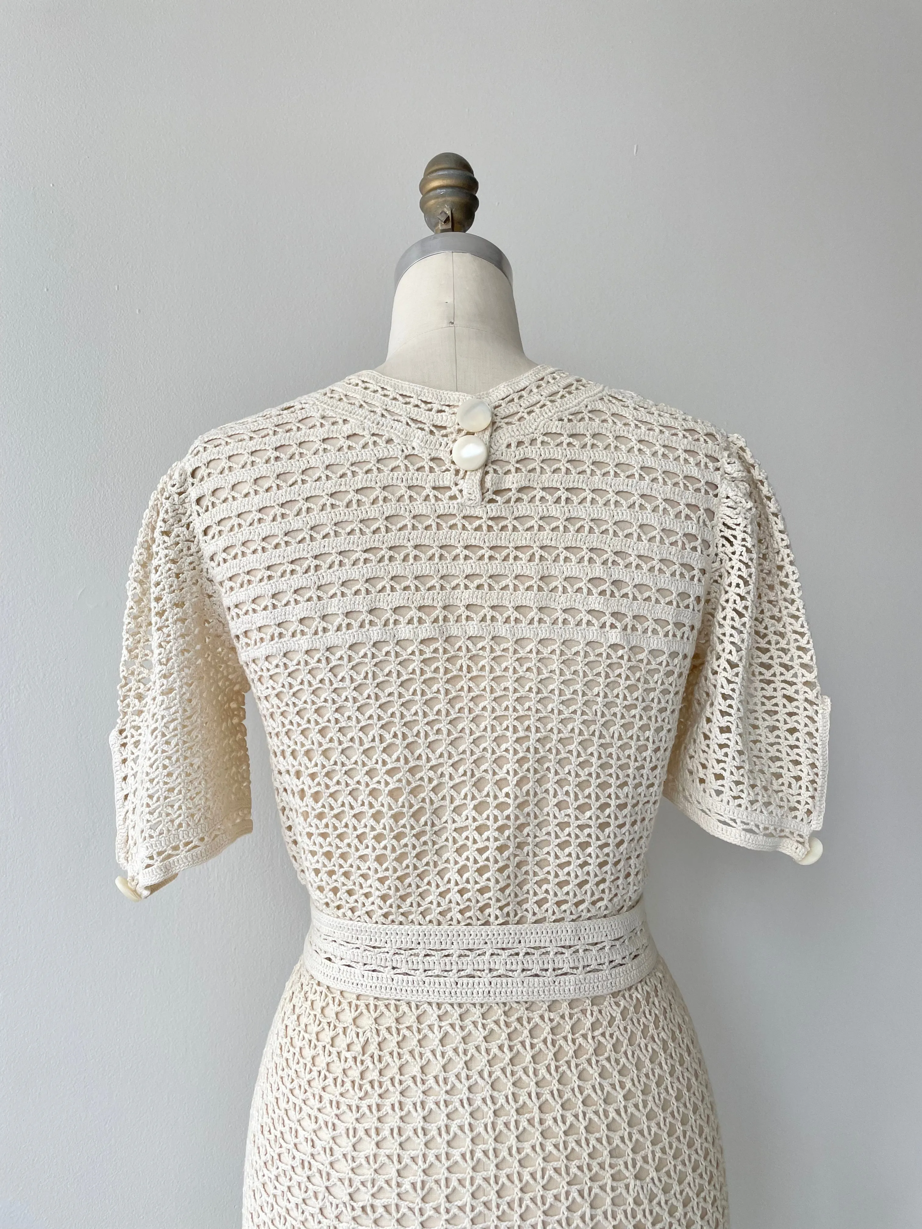 Margaux Crochet Dress | 1930s