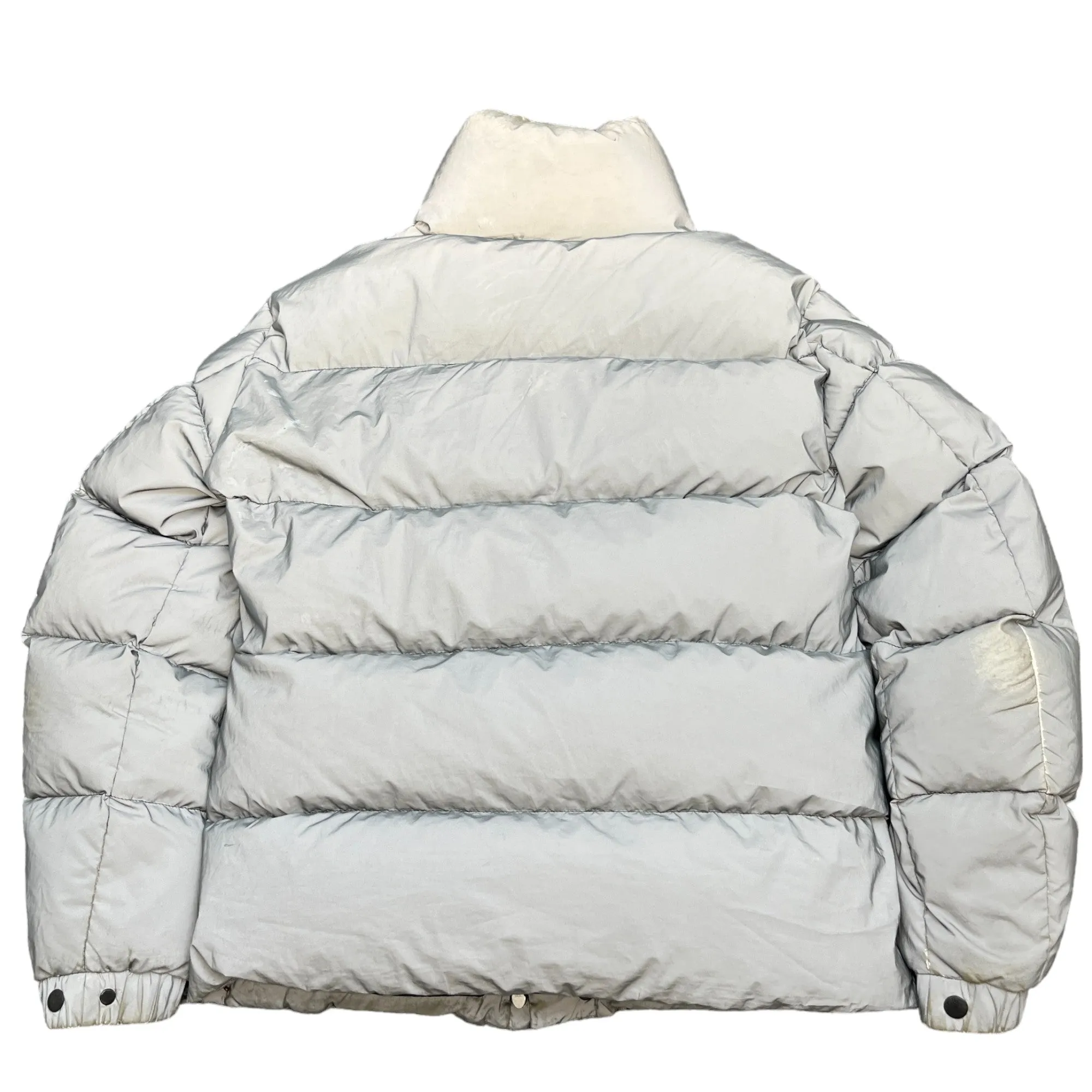 Men's Bunkyo Reflective Down Jacket Silver Size 2 / M