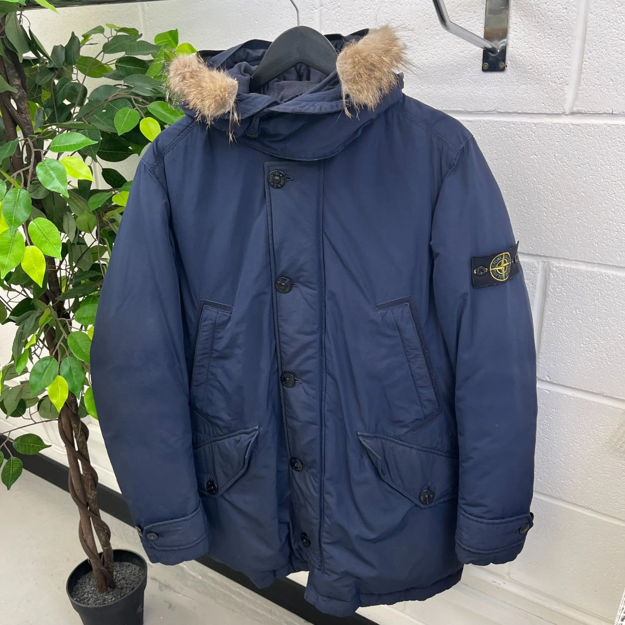 Men's Micro Reps Down Jacket Navy Size L