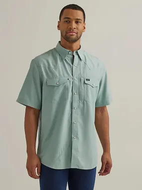 Men's Wrangler Short Sleeve Performance Snap Shirt