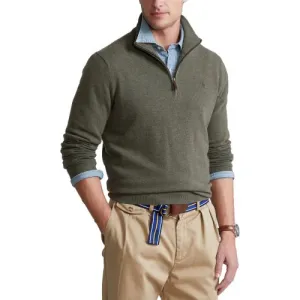 Merino Wool Quarter-Zip Sweater