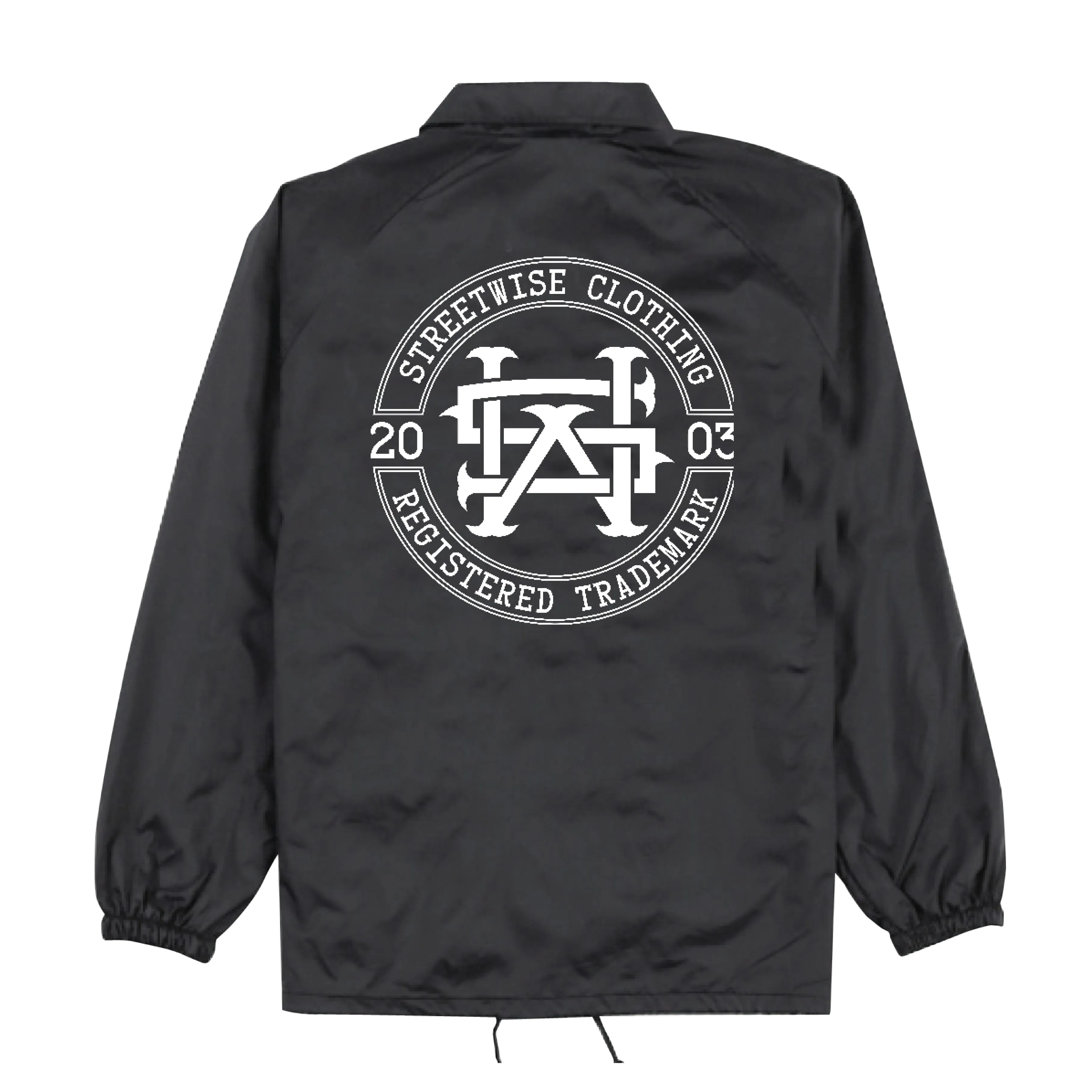 Monogram Coach Jacket (Black)