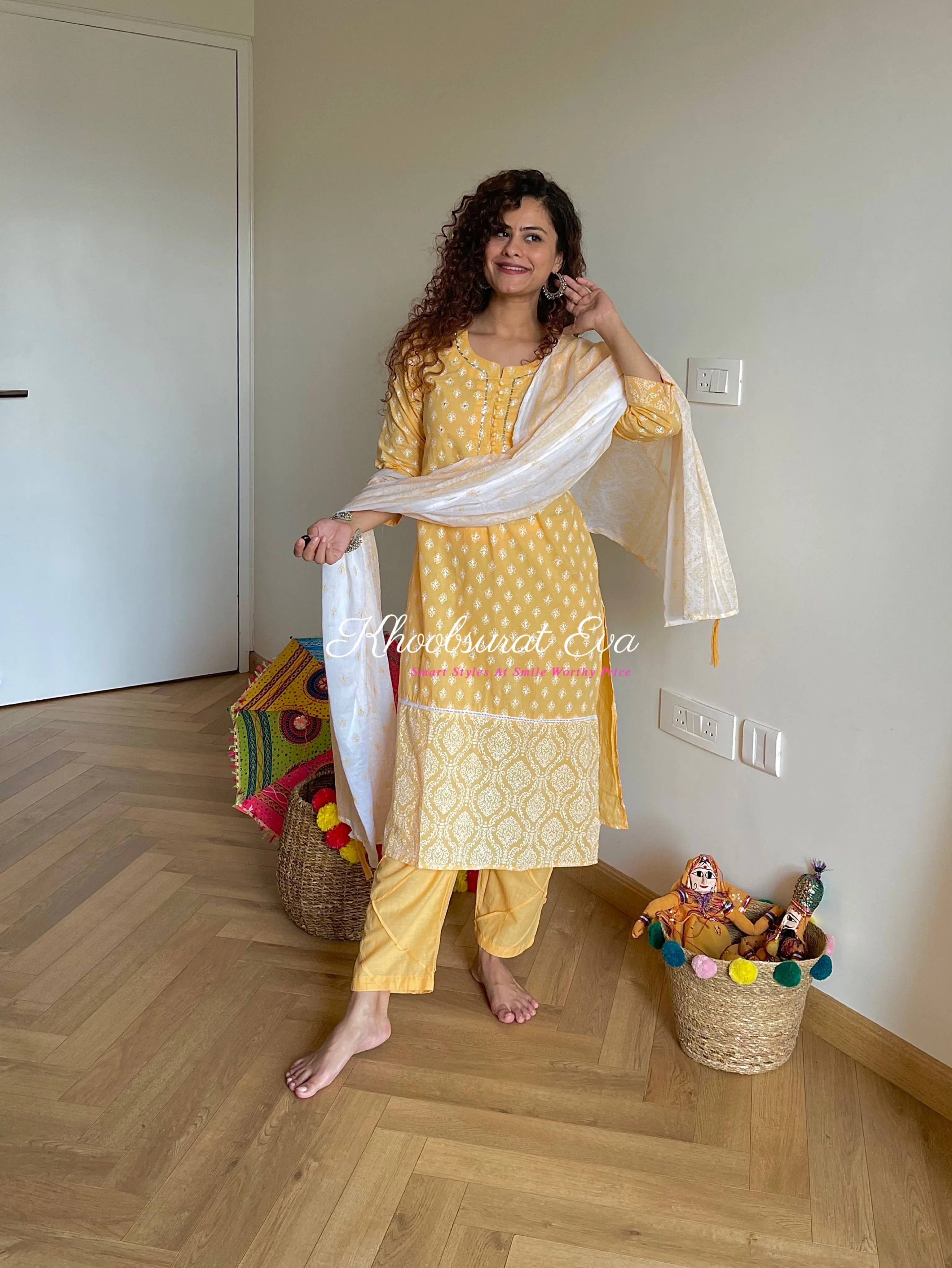 Nainital Nirvana Yellow Suit Set