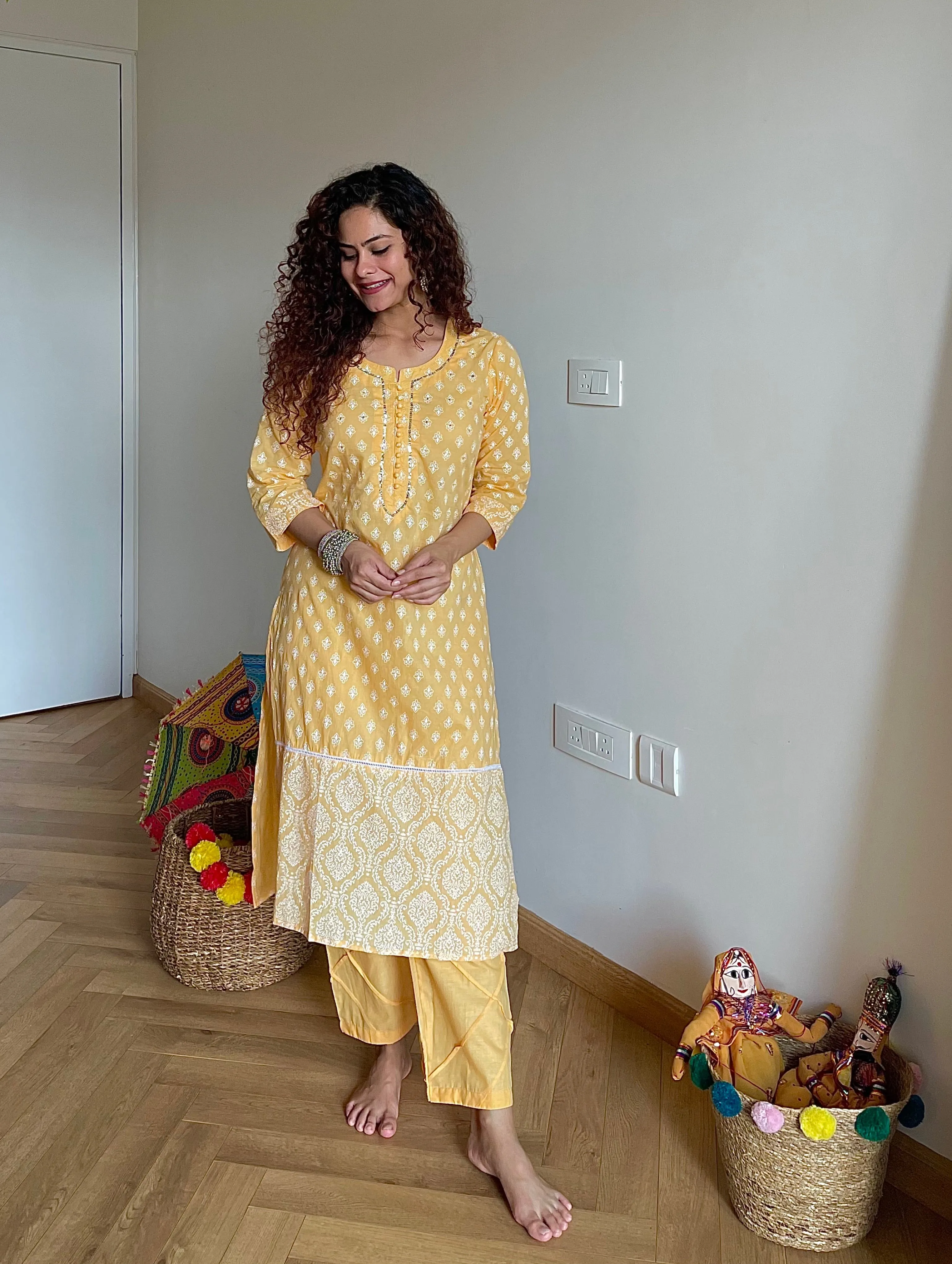 Nainital Nirvana Yellow Suit Set