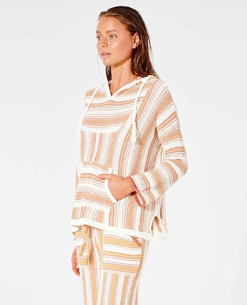 Namotu Stripe Poncho