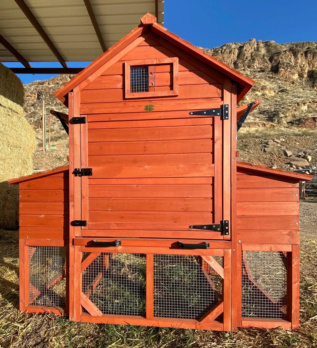 Orpington Lodge Chicken Coop with Run for 6  Chickens. IN STOCK!!