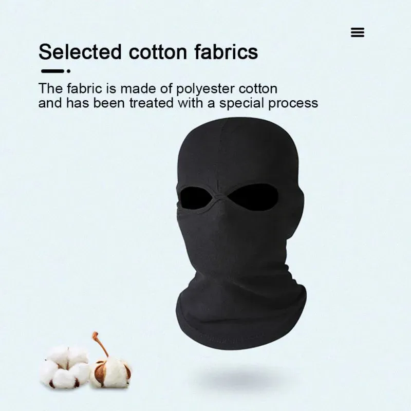 Outdoor Cycling Headgear Cotton Super Elastic Caps Windproof Full Face Masks Hood Neck Warmer Protector Beanies Balaclava