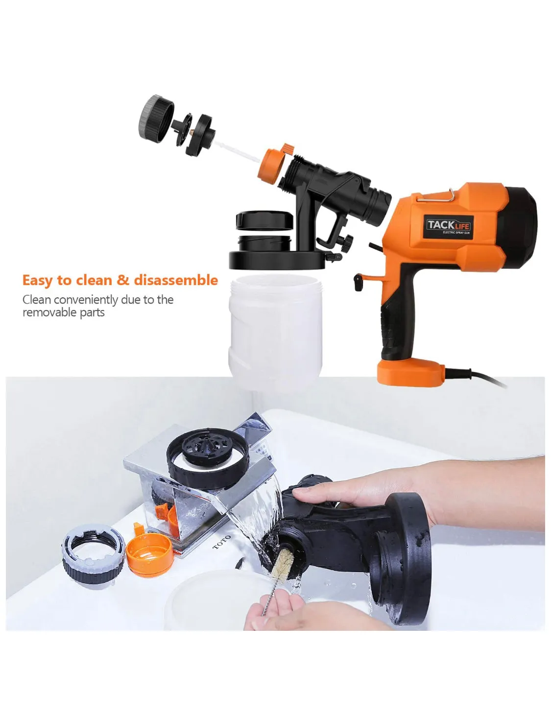 Paint Sprayer Gun for 3D Walls PR