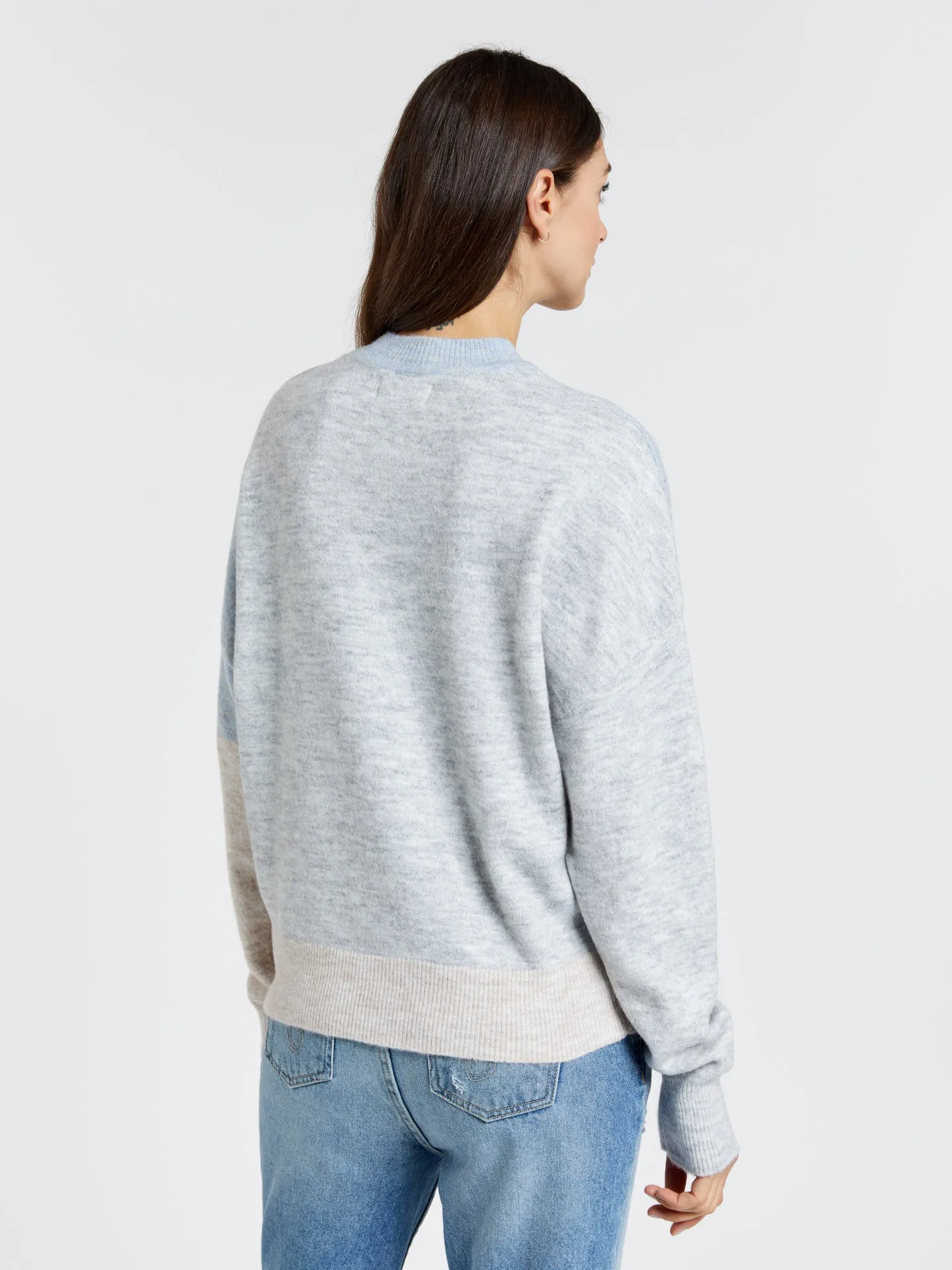 Panneling colours sweater