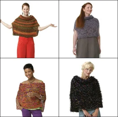 Poncho in 4 Versions: Incredible Version (Crochet)