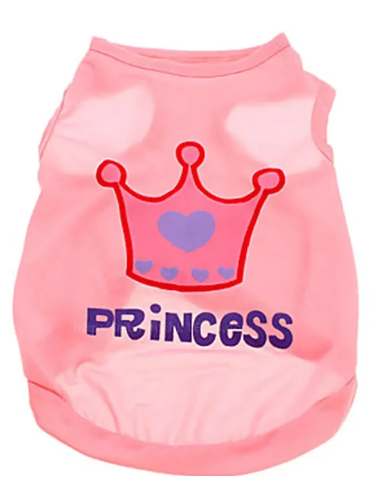 Princess Buchstabe Sleveless Dog Vest