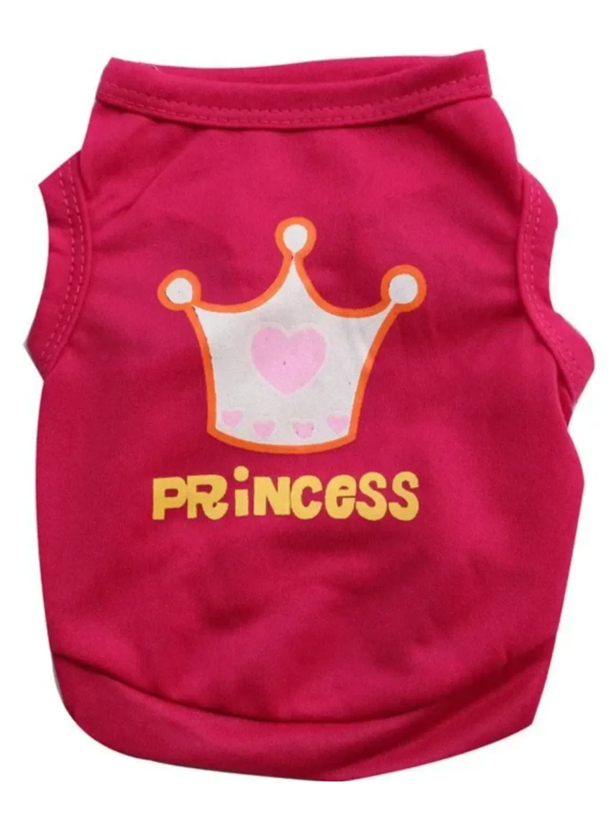 Princess Buchstabe Sleveless Dog Vest