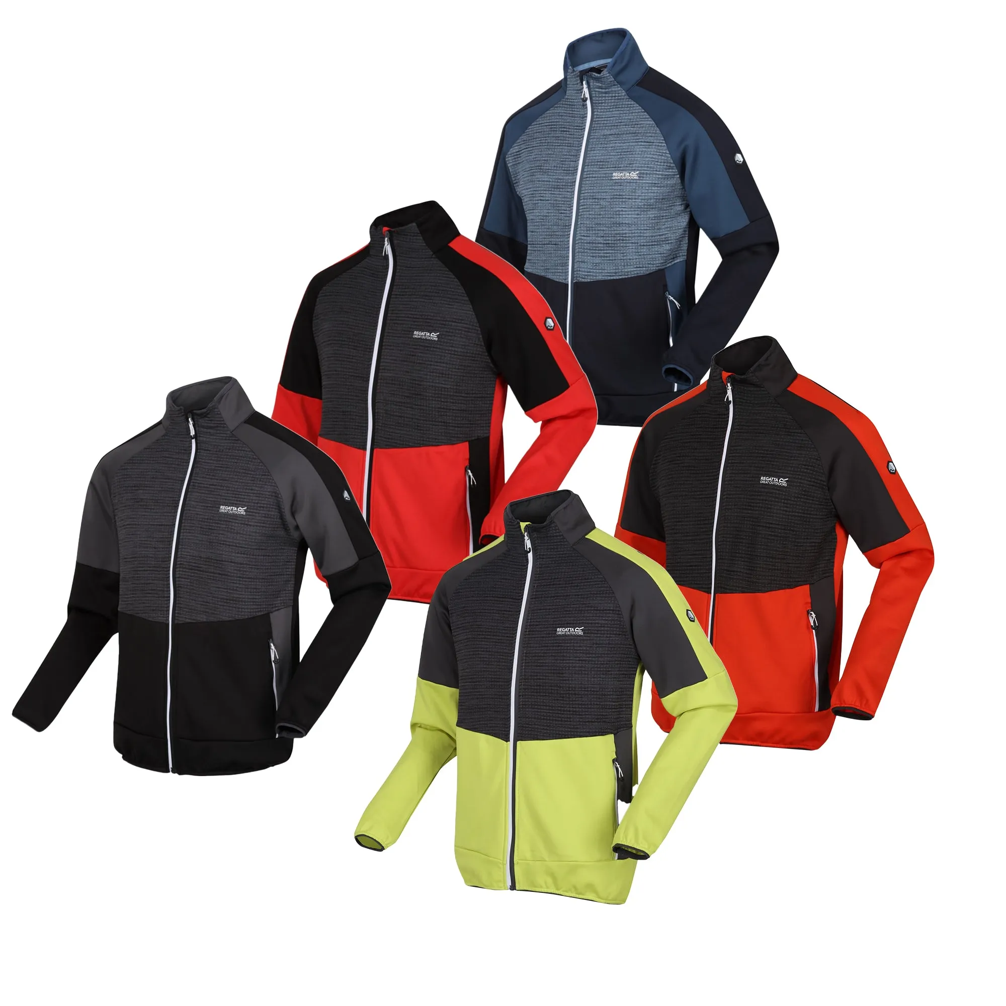 Regatta Mens Yare VII Full Zip Softshell Jacket