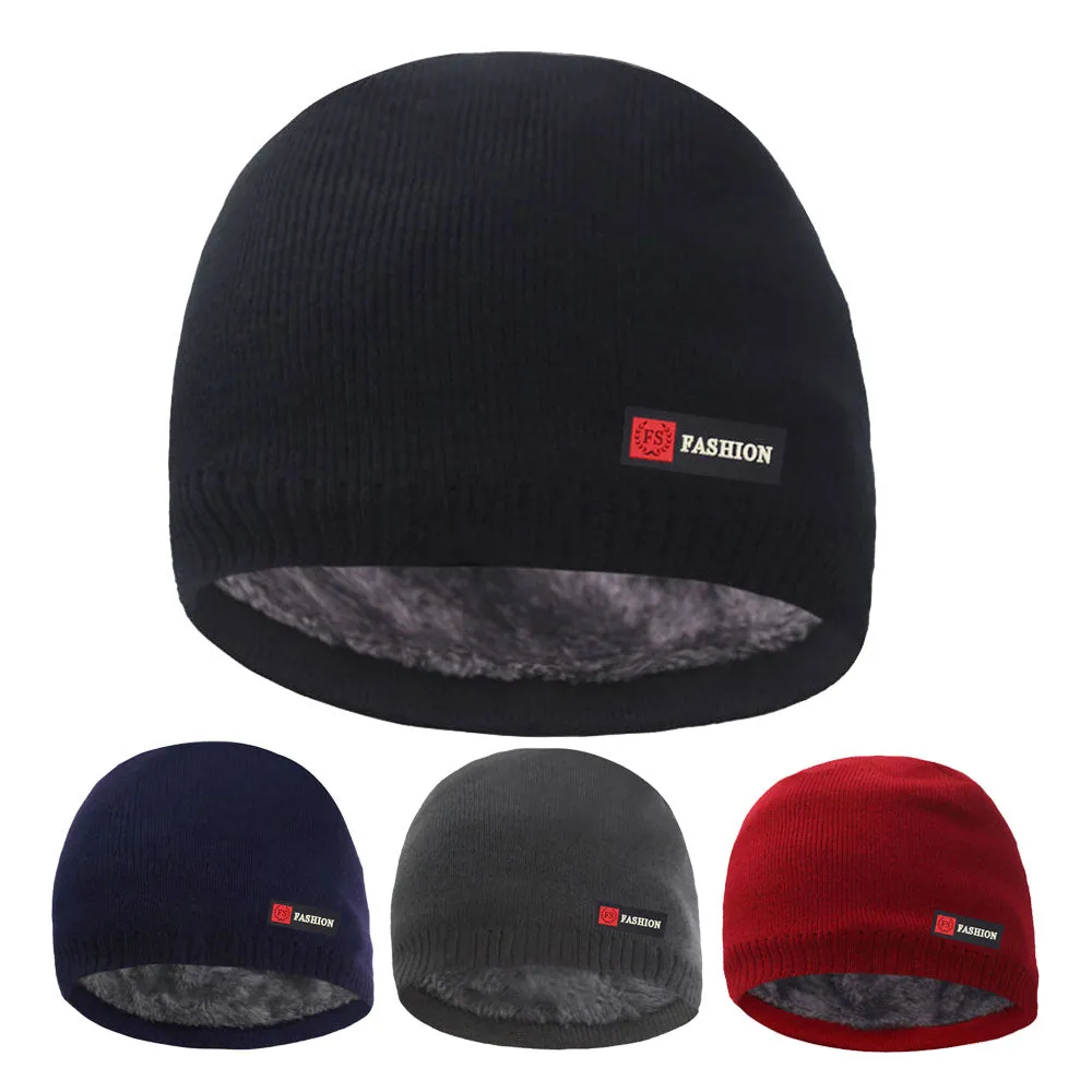 Skullies Beanies Men Winter Hat Beanie Women Knitted Hats For Men Cap Balaclava шапка женская Thick Warm Bonnet Male Ski Hat Cap