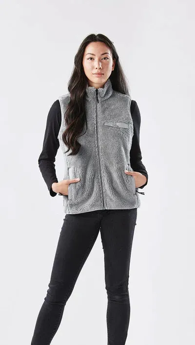 STORMTECH Women's Sherpa Fleece Vest - Grey