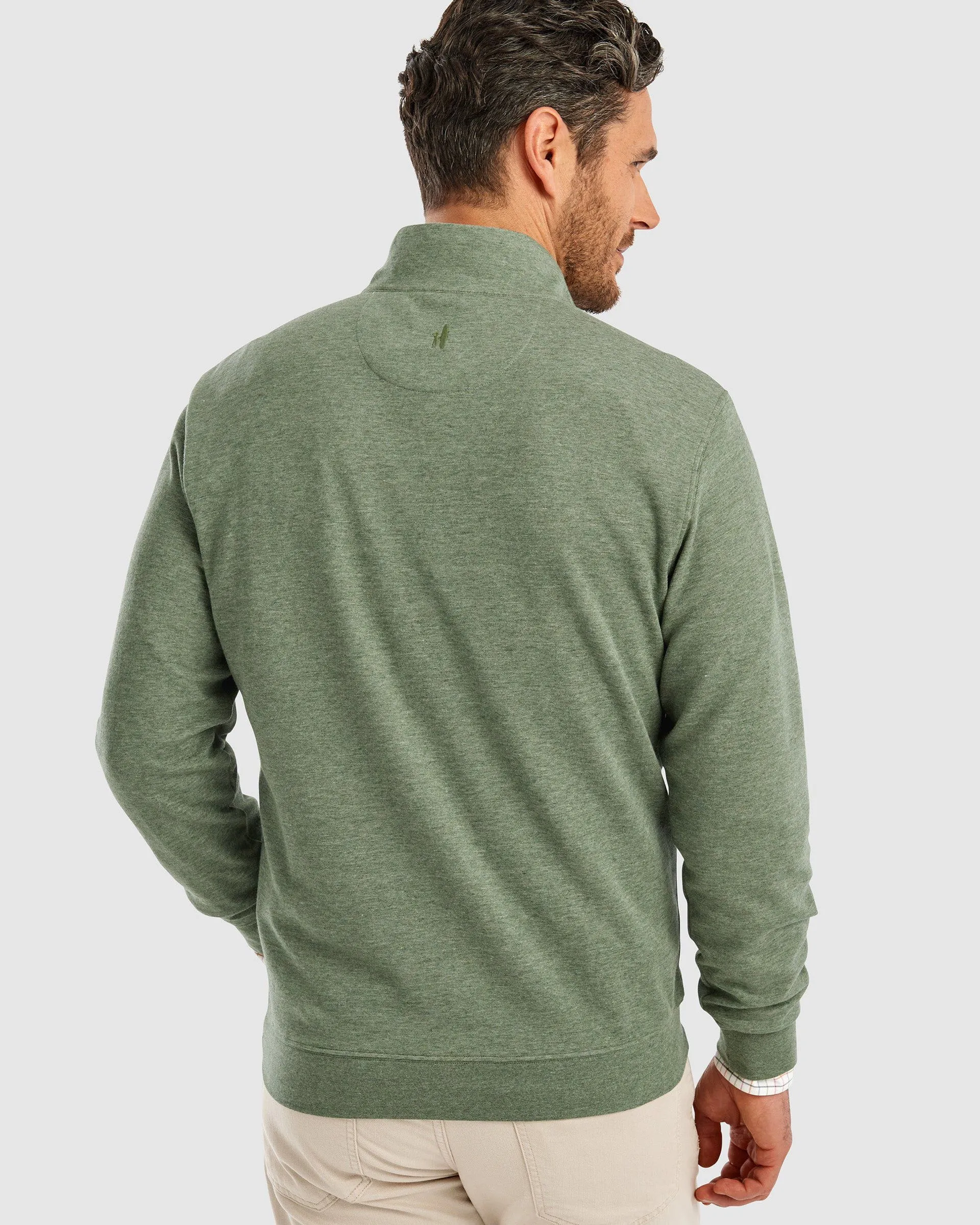 Sully 1/4 Zip Pullover- Evergreen