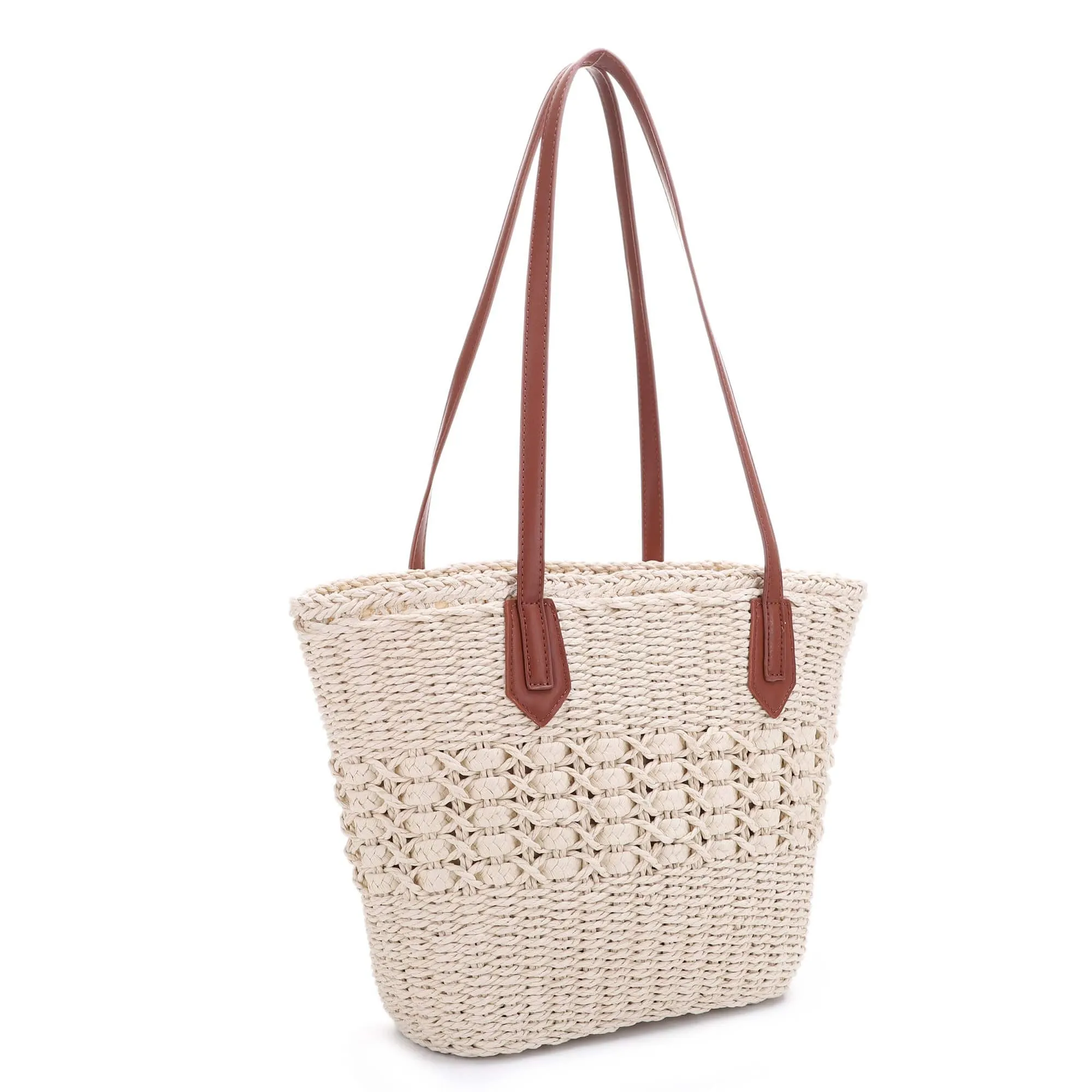 SW20570 Shelby Rattan Tote Bag