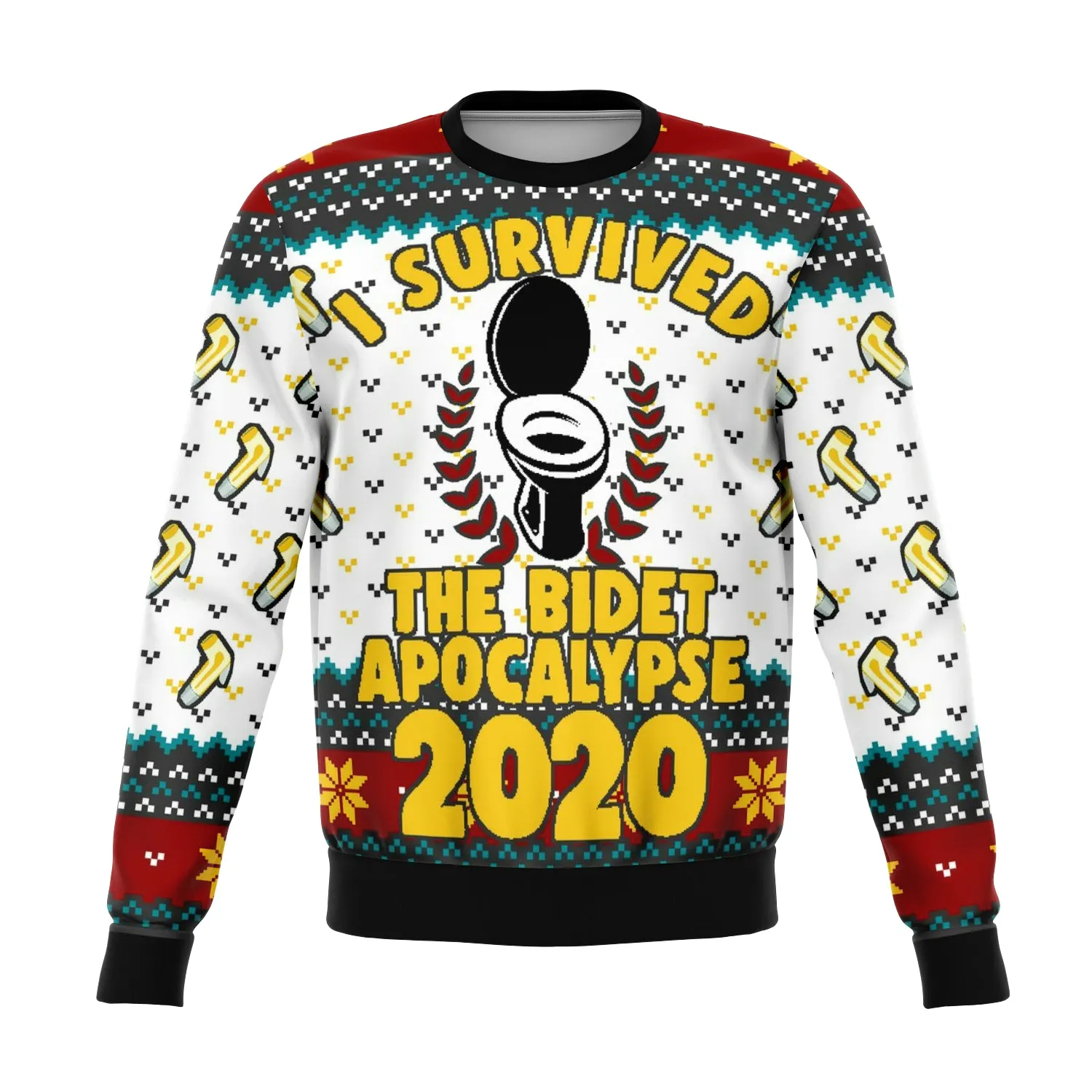 The Bidet Apocalypse Ugly Christmas Sweater