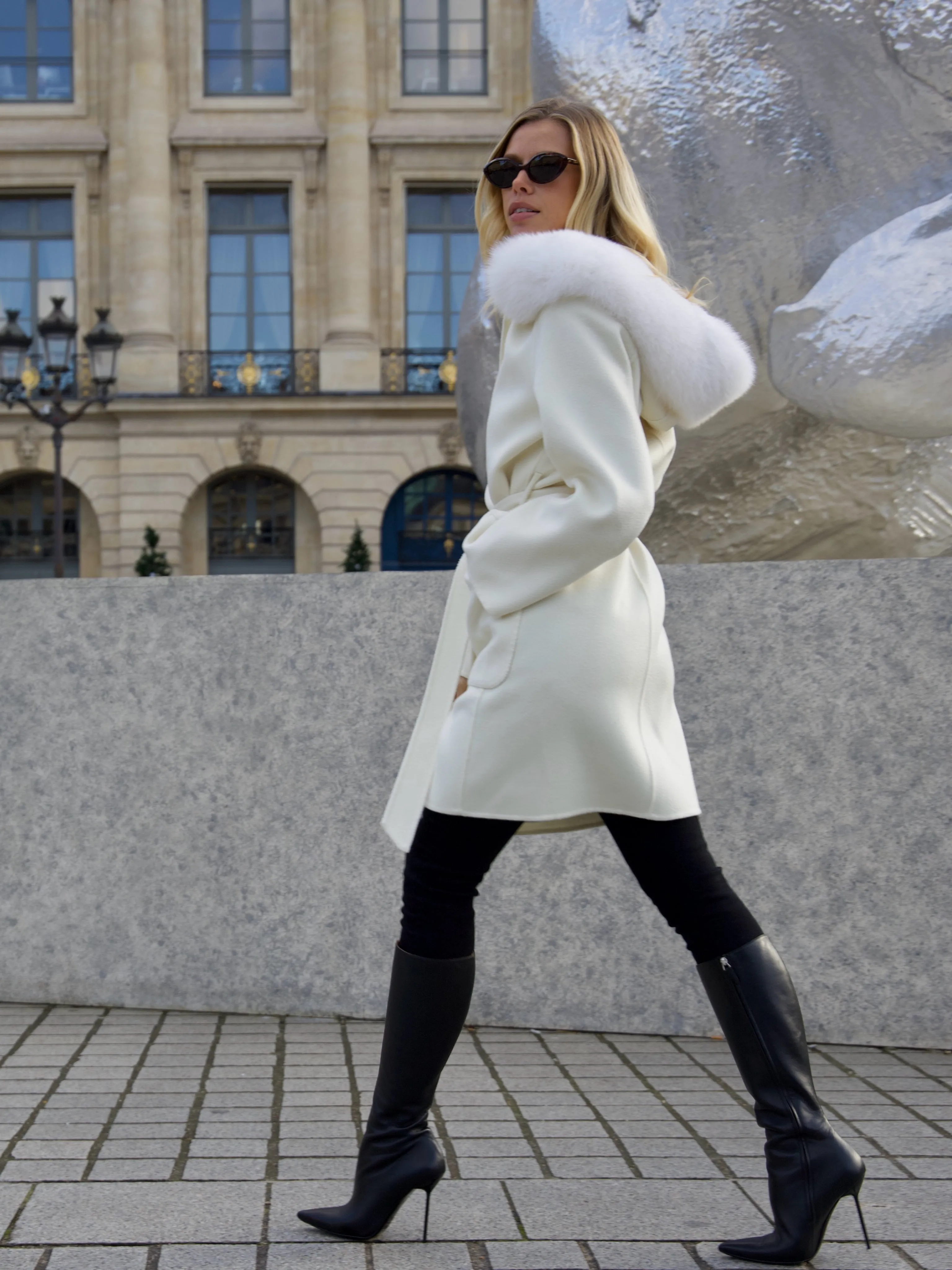 The Paris Coat Ivory