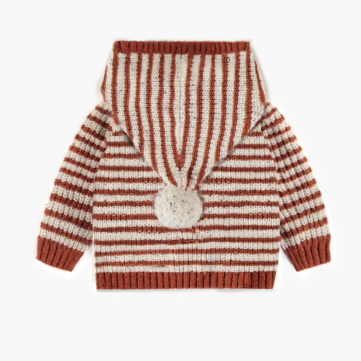 The Sawyer Hooded Knit Sweater - BABY