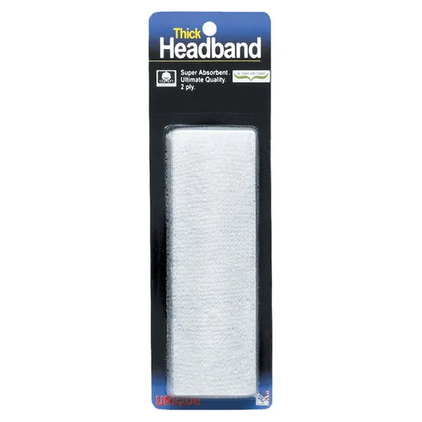 Thick Headband White