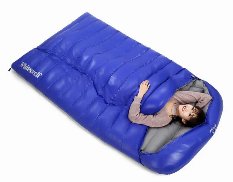 Waterproof Lightweight Envelope Double Down Sleeping Bag