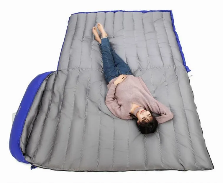 Waterproof Lightweight Envelope Double Down Sleeping Bag