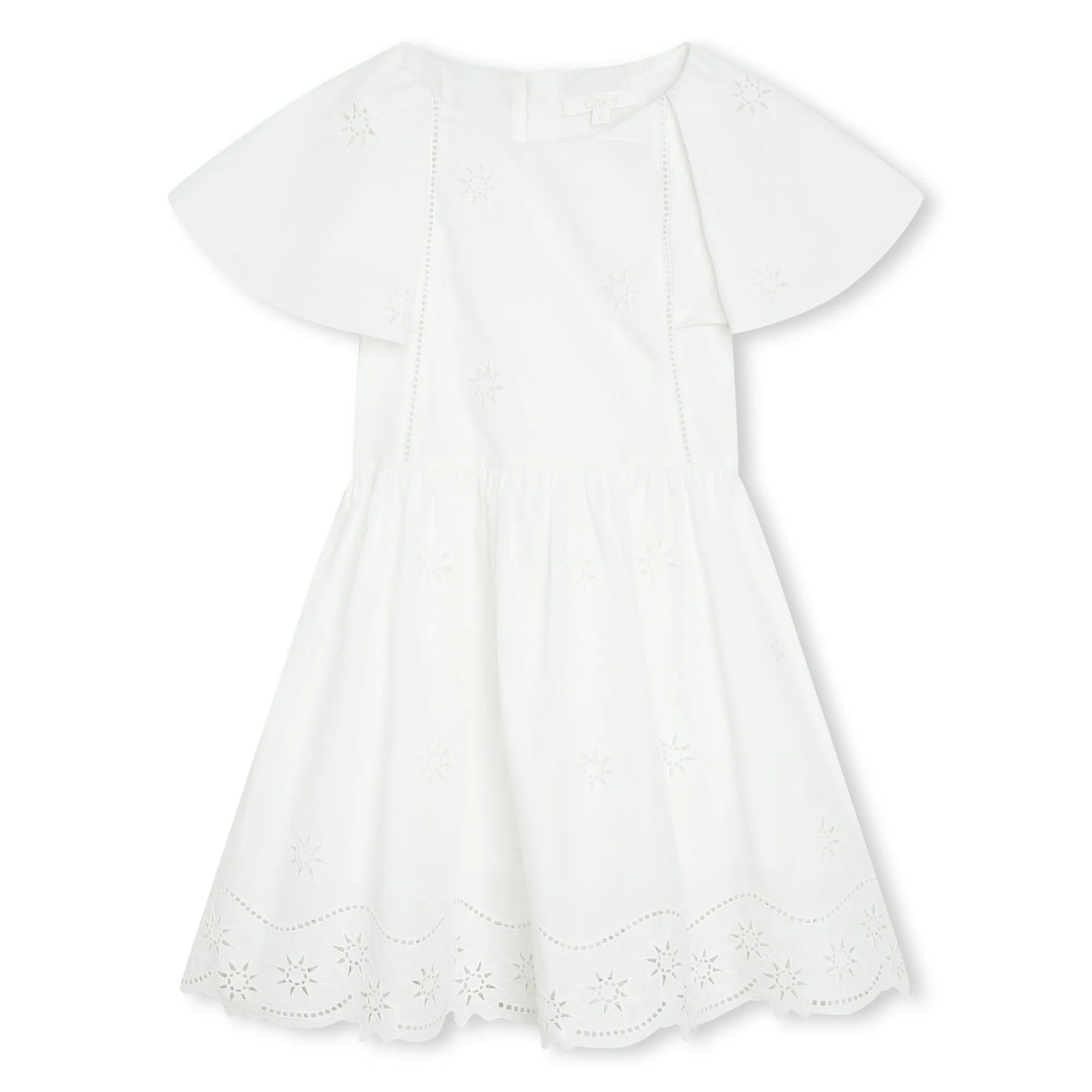 White Mini Me Stars Dress