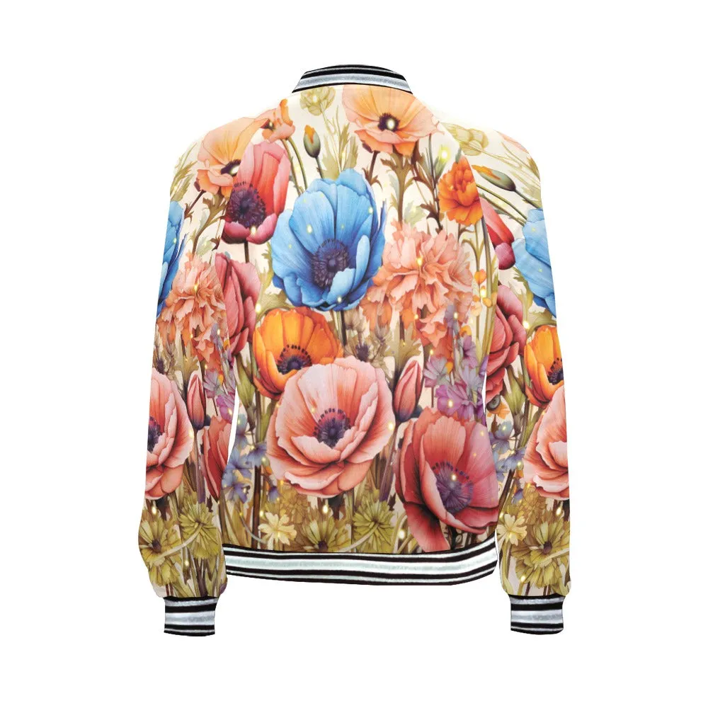 Wildflowers awd425 Bomber Jacket for Women