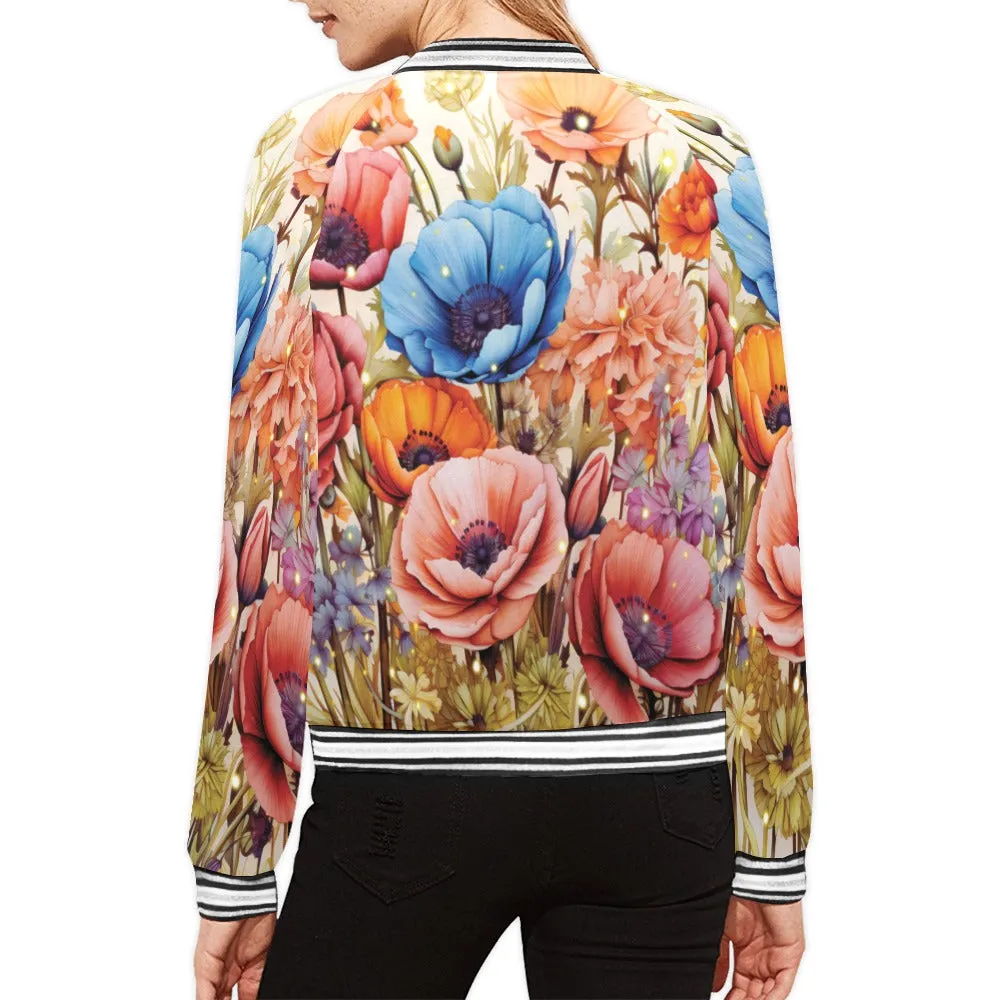 Wildflowers awd425 Bomber Jacket for Women