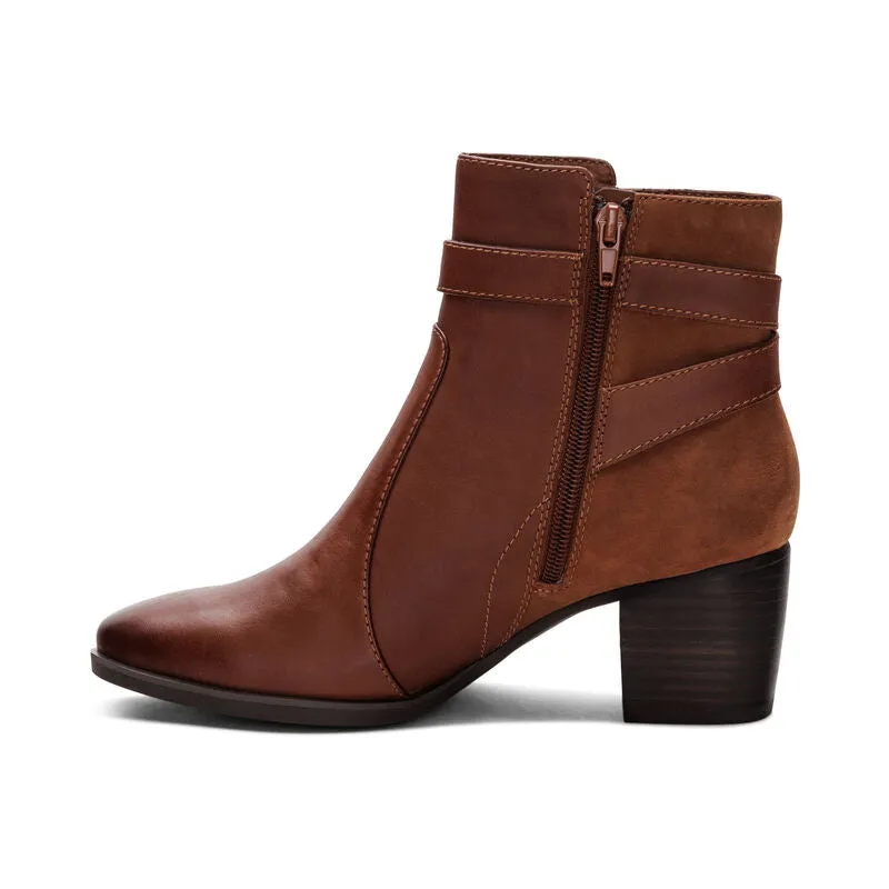 WOMEN'S AETREX REBECCA BOOT | COGNAC