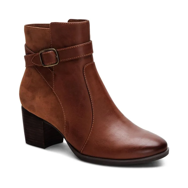 WOMEN'S AETREX REBECCA BOOT | COGNAC