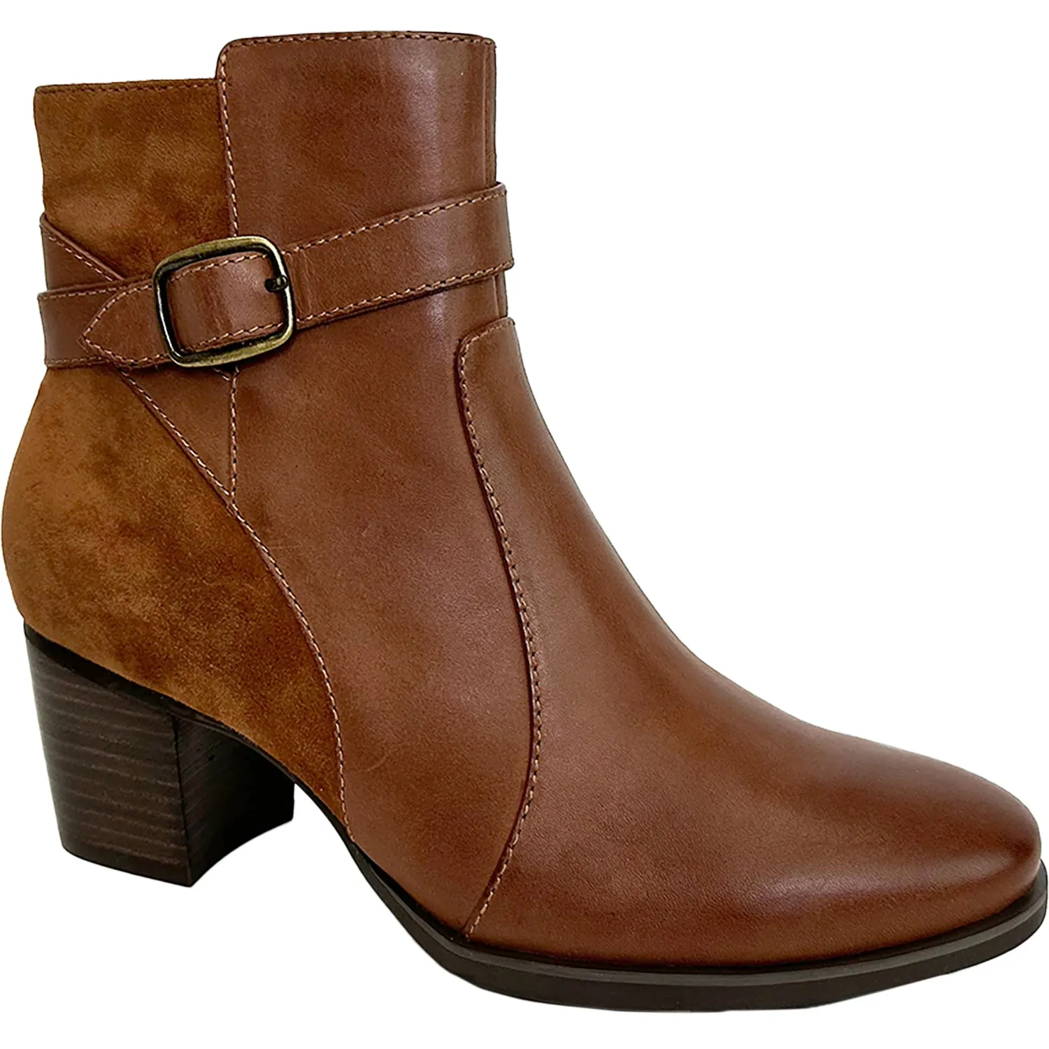 Women's Aetrex Rebecca Cognac Leather