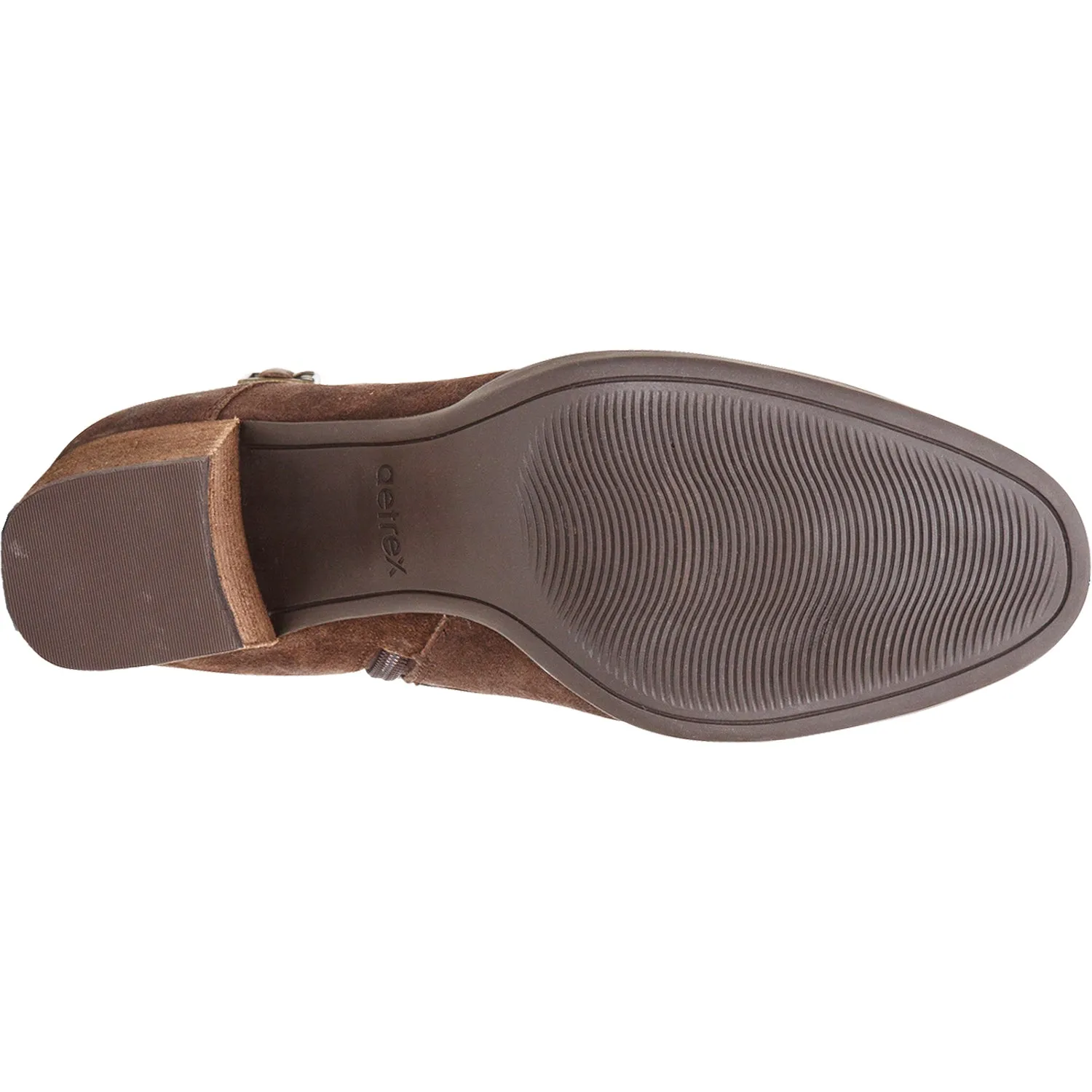 Women's Aetrex Rubi Dark Brown Leather