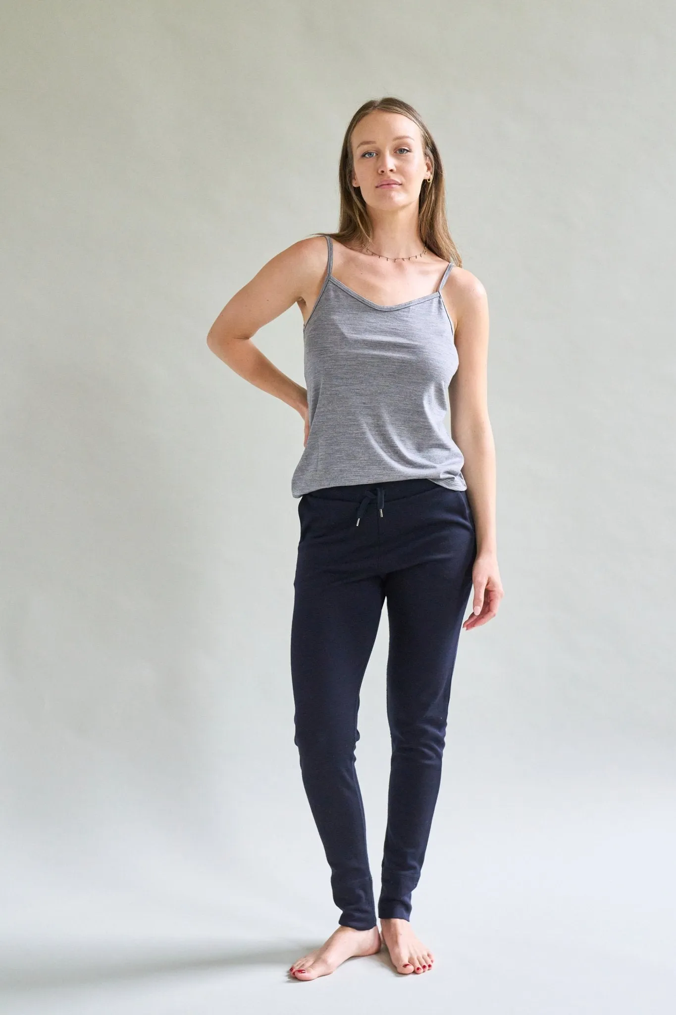 Womens Merino Cami, Midnight