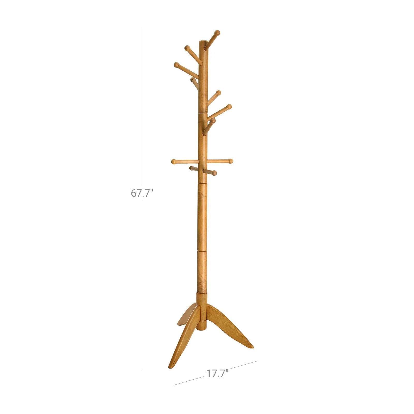 Wooden Coat Rack