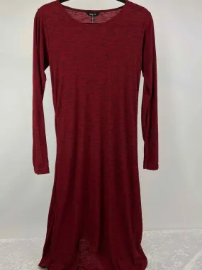 Yak & Yeti Size S Red/Black NWT Knit Long Sleeve Dress