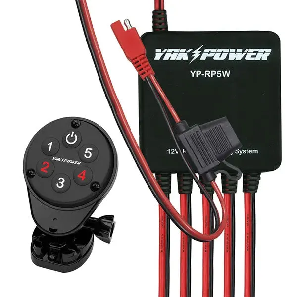 Yak Power Five Circuit Wireless Digital Switching System with Steering Wheel Control