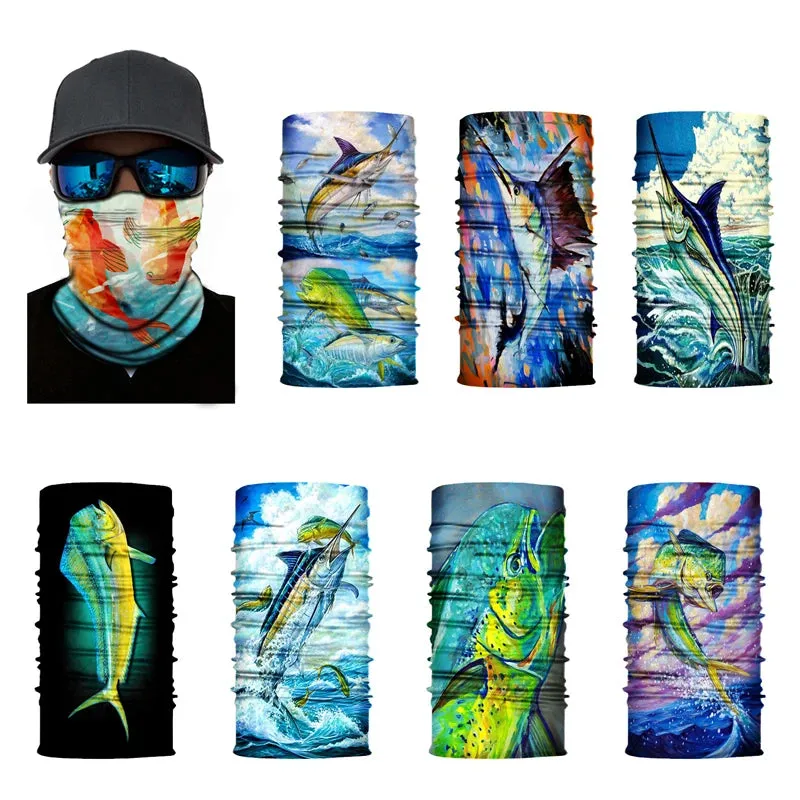 YIQISTART Fish Animal Design Neck Gaiter: Your Fishing Essential Scarf