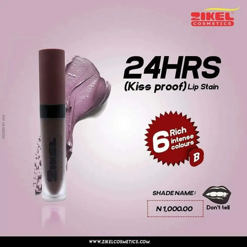 Zikel 24 hours Kiss Proof Lipstain